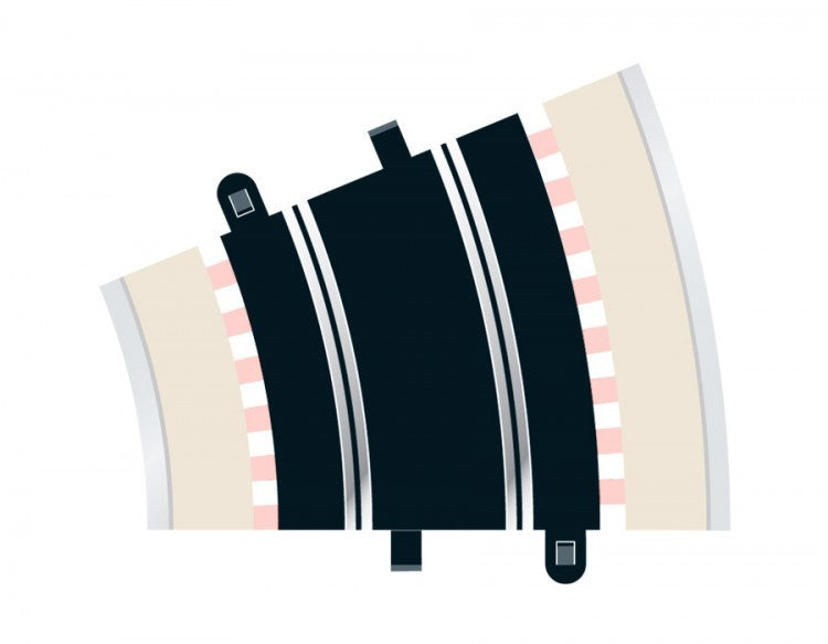 C8204 SCALEXTRIC OUTER CURVE 22.5 DEGREES (2) RADIUS 3 Scalextric