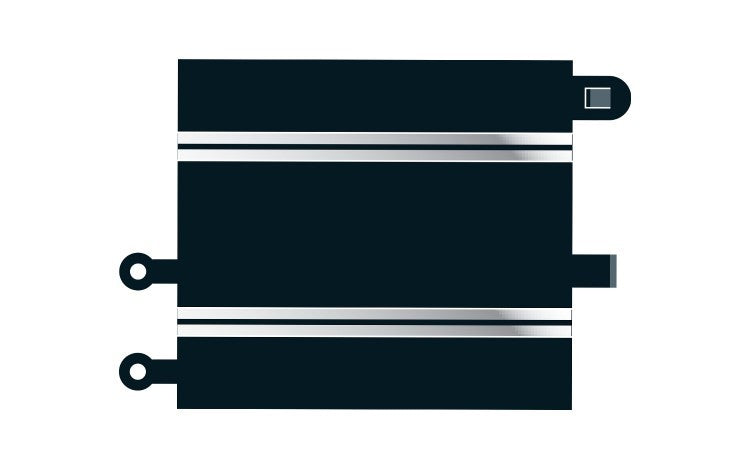 C8222 SCALEXTRIC CONVERTER STRAIGHT TRACK X 2 Scalextric