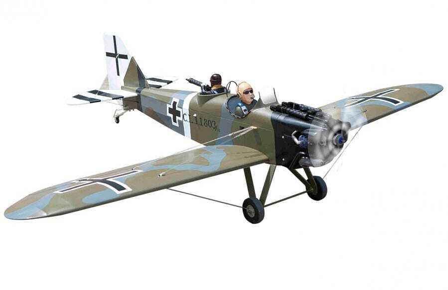 SEA-275 Seagull Models Baby Junkers RC Plane, 10cc ARF, SEA-275 Seagull