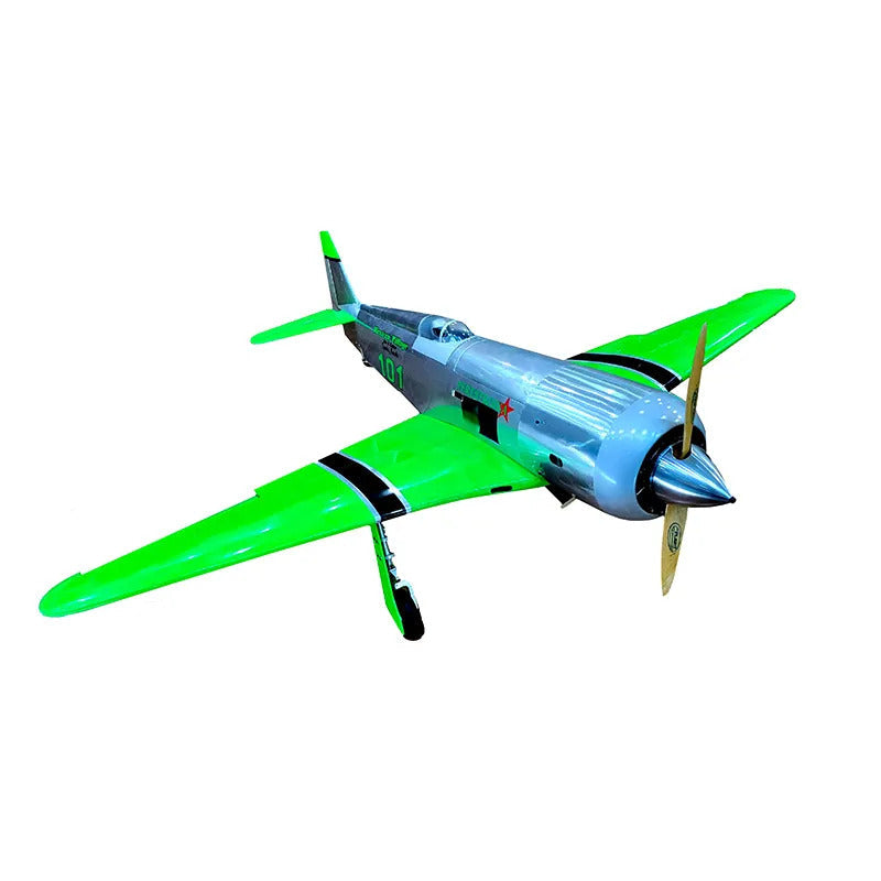 SEA-302NPGEAR Seagull Models Reno Yak 11 20cc ARF, Perestroika Green Scheme with Electric Retracts, SEA-302NPGEAR Seagull