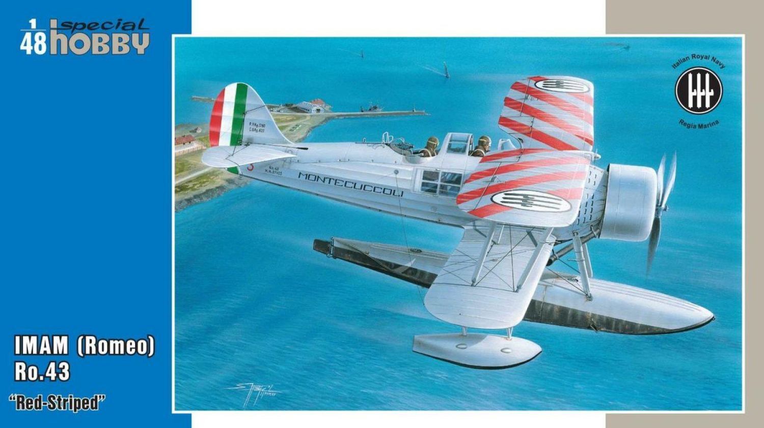 Special Hobby 1/48 IMAM (Romeo) Ro.43 "Red Striped" Plastic Model Kit