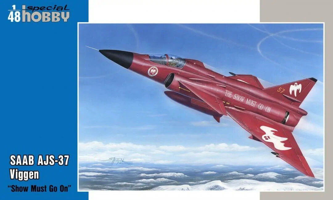 Special Hobby 1/48 SAAB AJS-37 Viggen "Show must go on" Plastic Model Kit