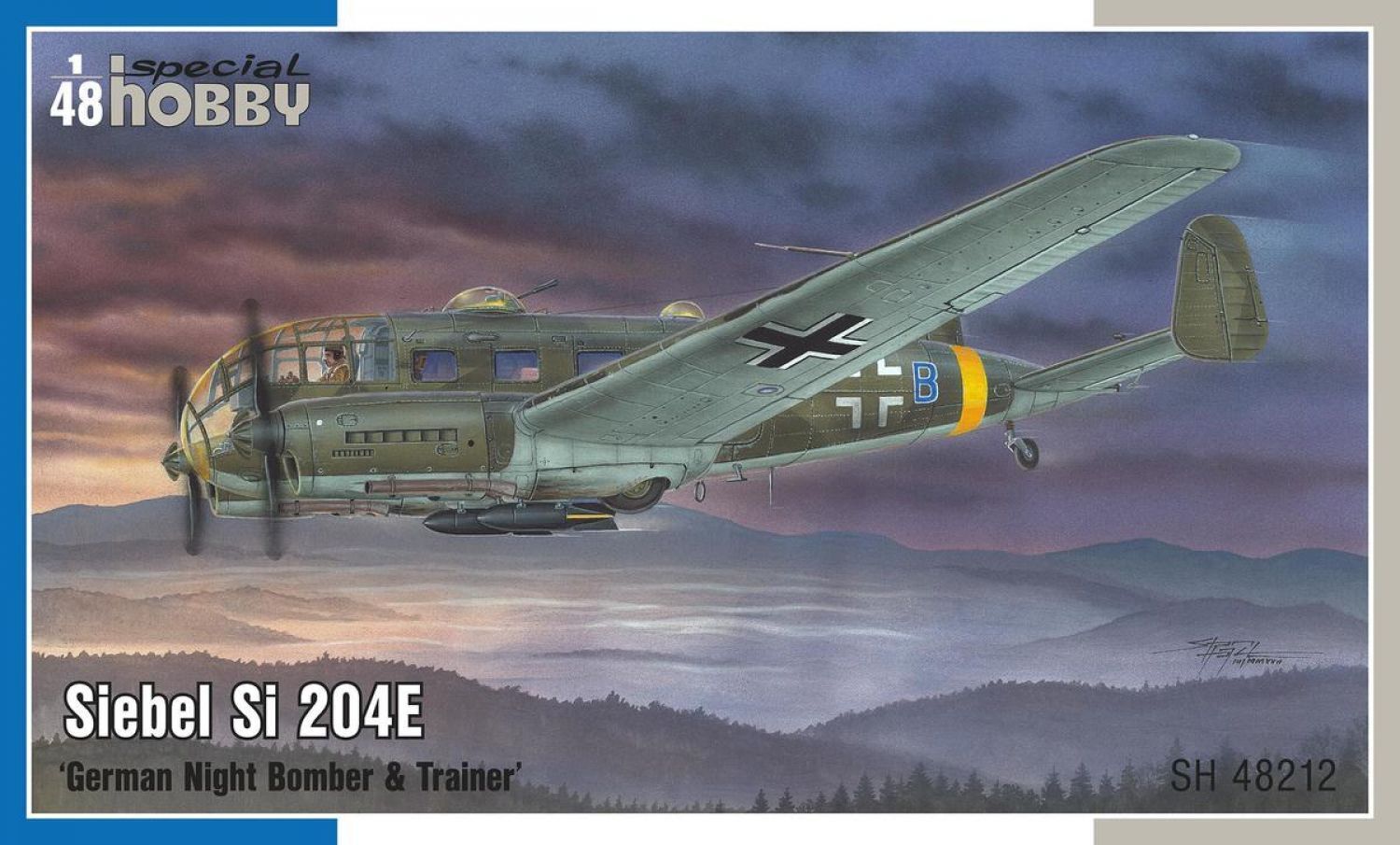 Special Hobby 1/48 Siebel Si 204E €˜German Night Bomber & Trainer€™ Plastic Model Kit