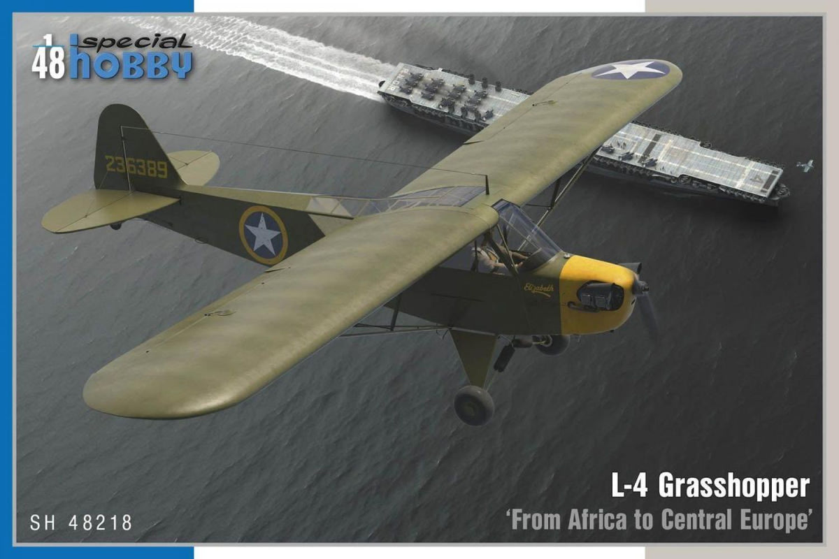 Special Hobby 1/48 L-4 Grasshopper ‚¬ËœFrom Africa to Central Europe‚¬„¢ Plastic Model Kit SH-48218