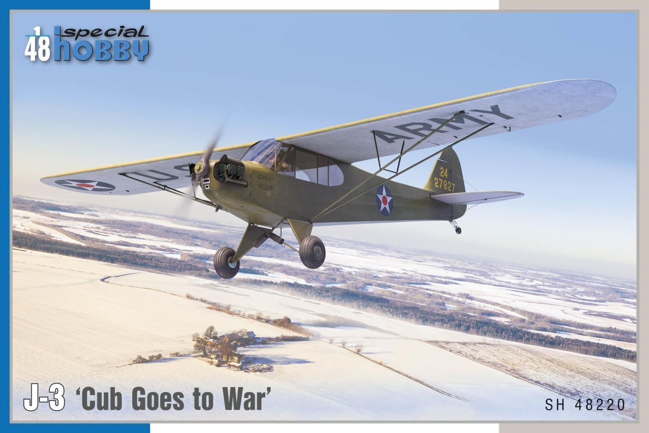 Special Hobby 1/48 J-3 €˜Cub Goes to War€™ Plastic Model Kit