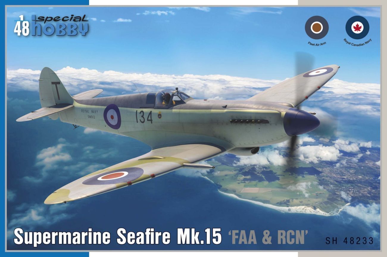 Special Hobby 1/48 Seafire Mk.15 €˜FAA & RCN Service€™ Plastic Model Kit