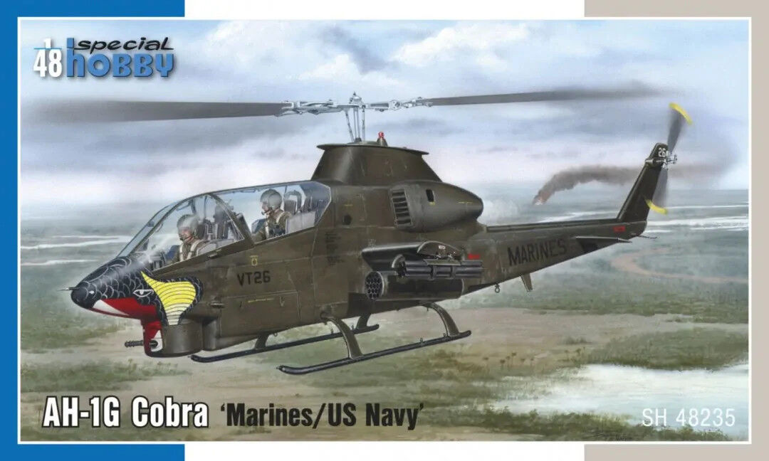 Special Hobby 1/48 AH-1G Cobra 'Marines/US Navy' Plastic Model Kit