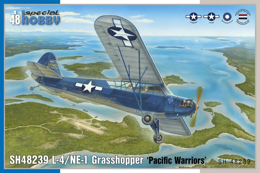 Special Hobby 1/48 L-4/NE-1 Grasshopper 'Pacific Warriors' Plastic Model Kit