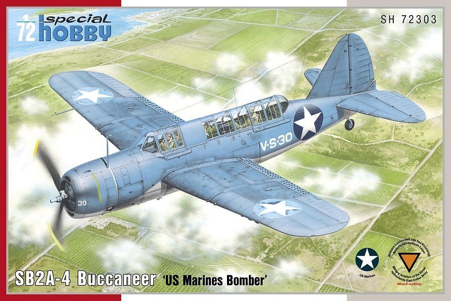 Special Hobby 1/72 SB2A-4 Buccaneer 'US Marines Bomber' Plastic Model Kit SH-72303