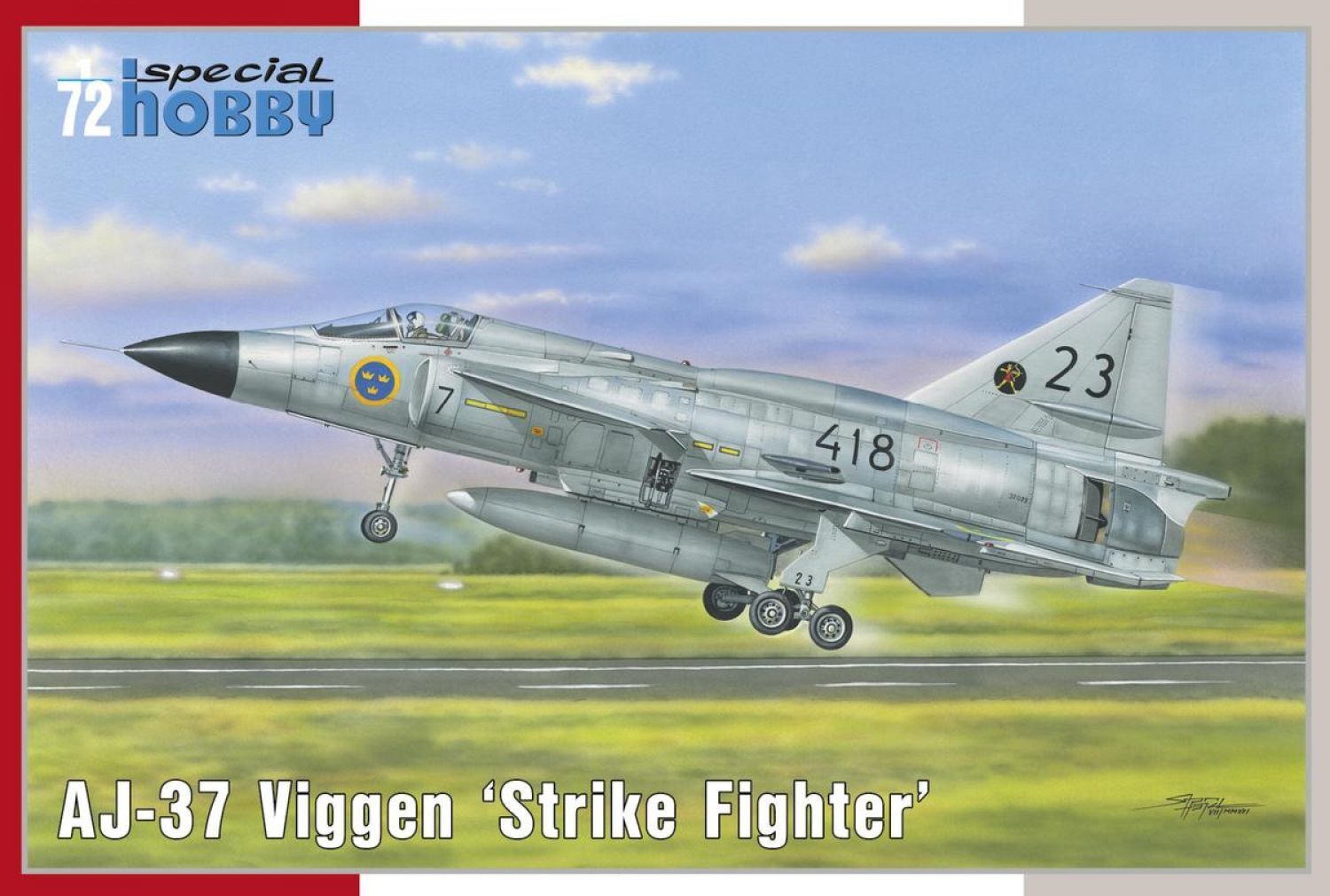 Special Hobby 1/72 AJ-37 Viggen €˜Strike Fighter€™ Plastic Model Kit