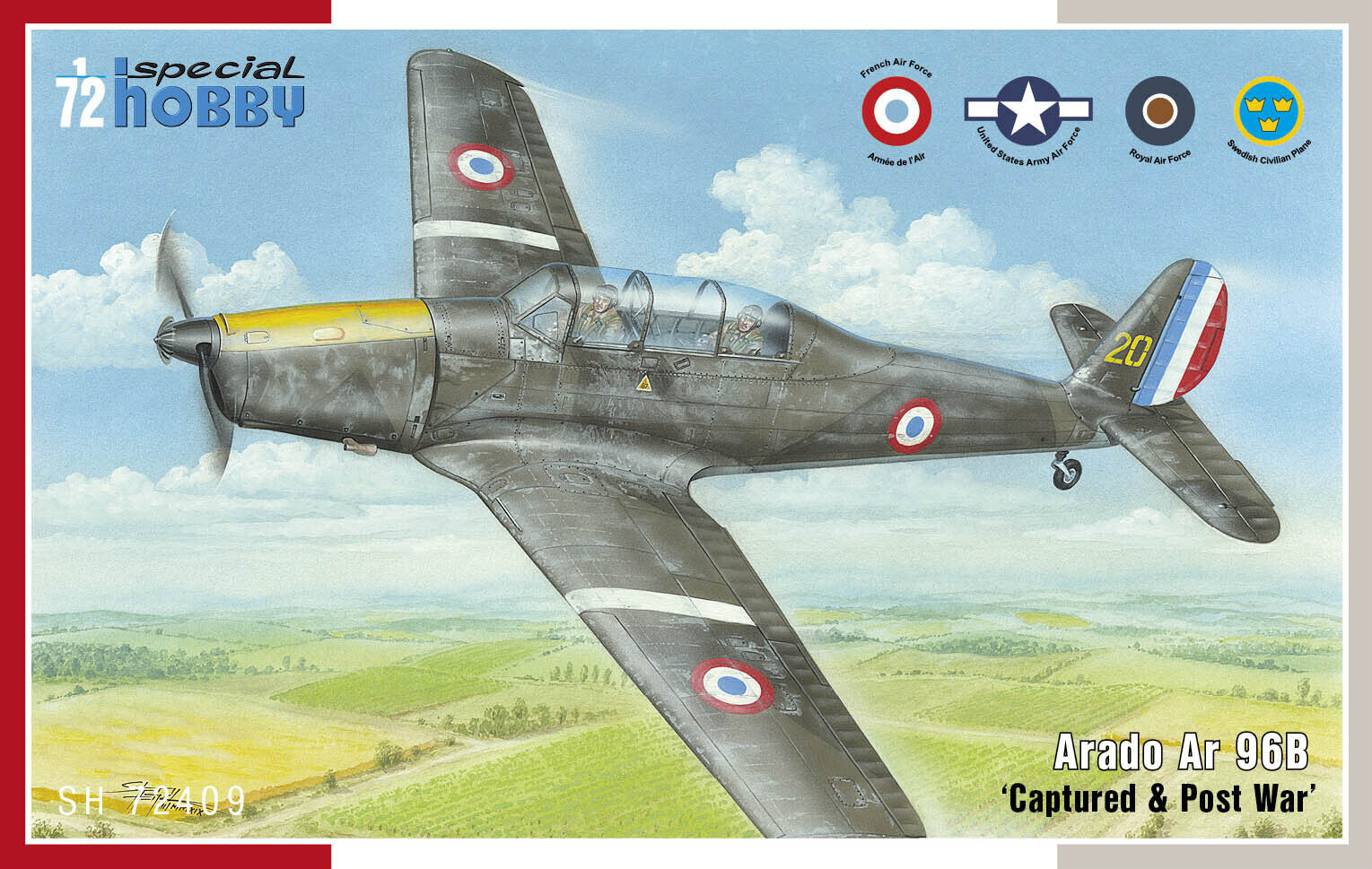 Special Hobby 1/72 Arado Ar 96B 'Captured&Post War' Plastic Model Kit