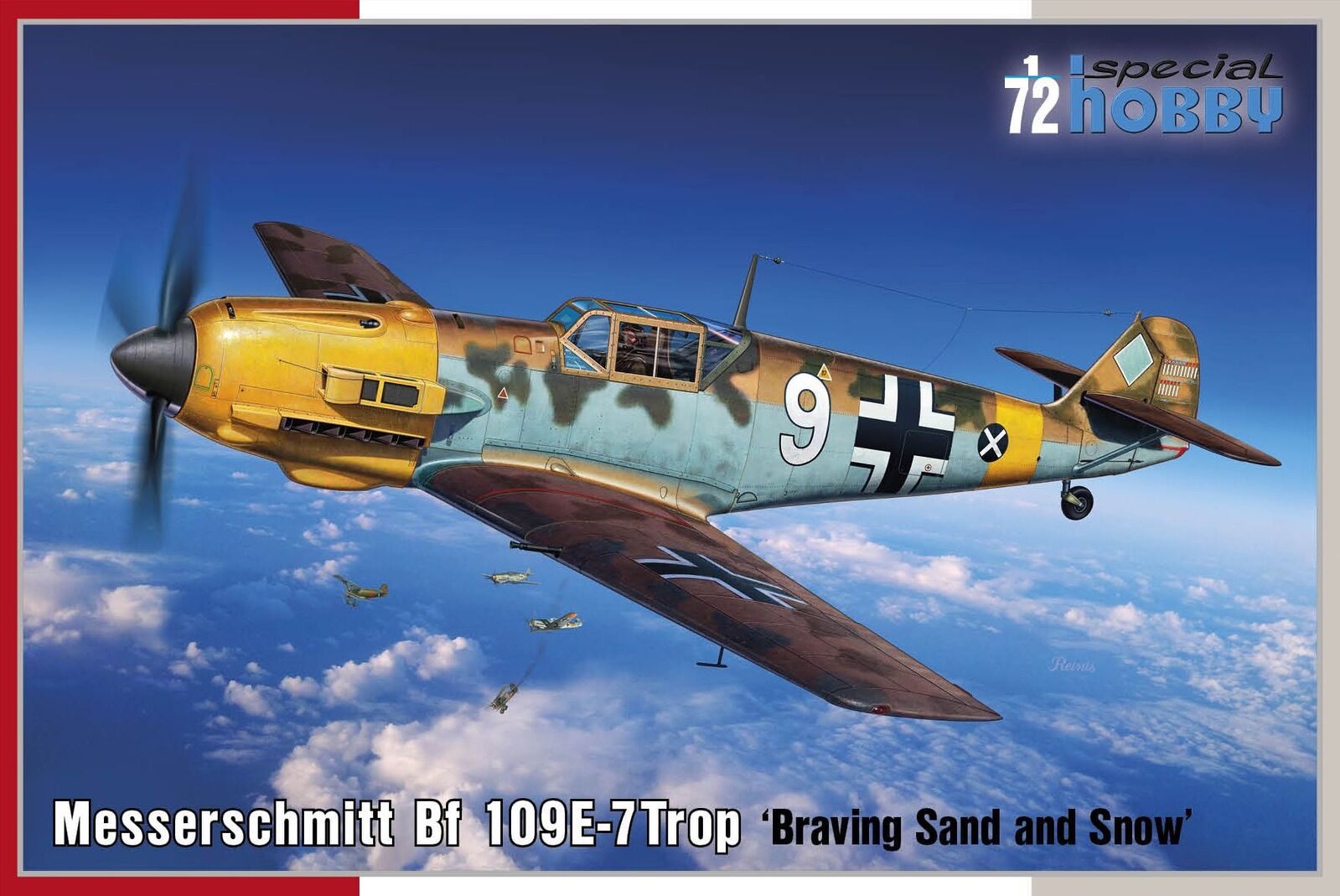 Special Hobby 1/72 Messerschmitt Bf 109E-7Trop 'Braving Sand and Snow' Plastic Model Kit