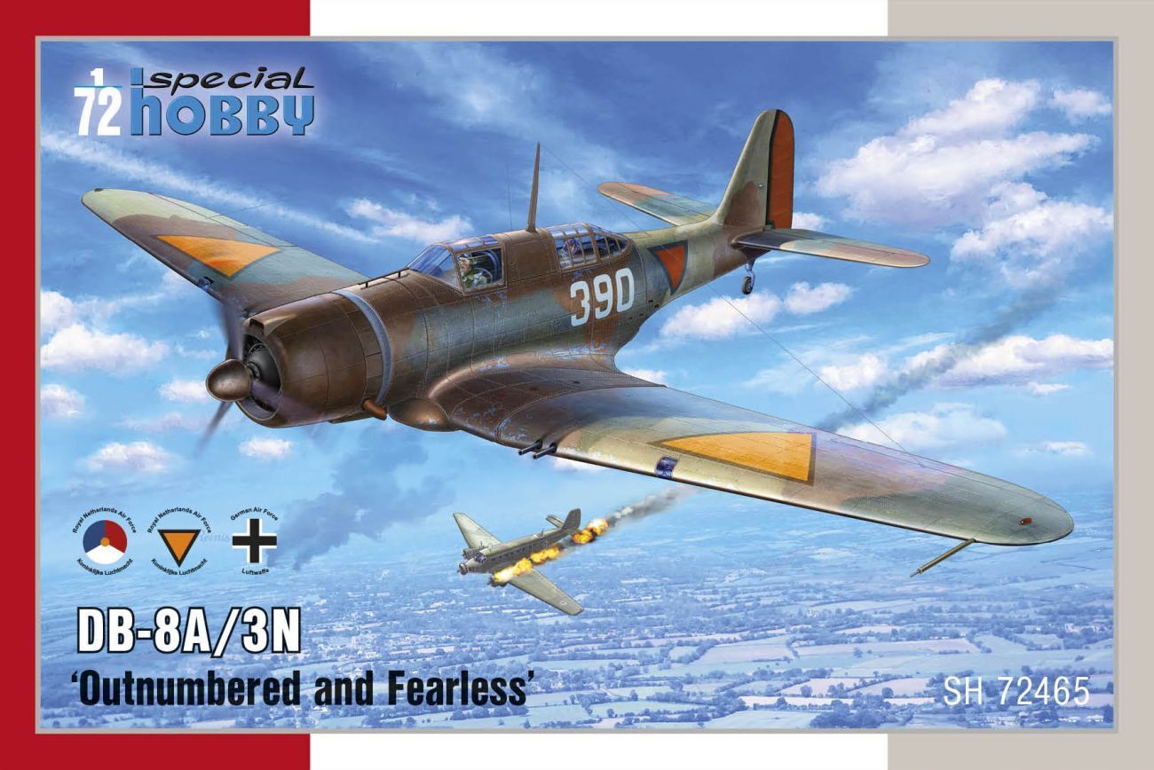 Special Hobby 1/72 DB-8A/3N €˜Outnumbered and Fearless€™ Plastic Model Kit