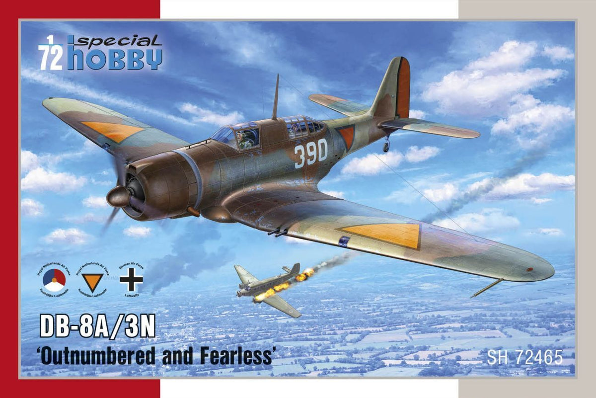 Special Hobby 1/72 DB-8A/3N ‚¬ËœOutnumbered and Fearless‚¬„¢ Plastic Model Kit SH-72465