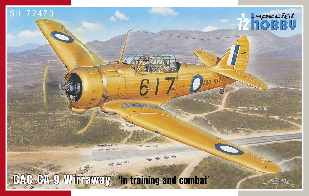 Special Hobby 1/72 CAC CA-9 Wirraway €˜In training and combat€™ Plastic Model Kit *Aus Decals*