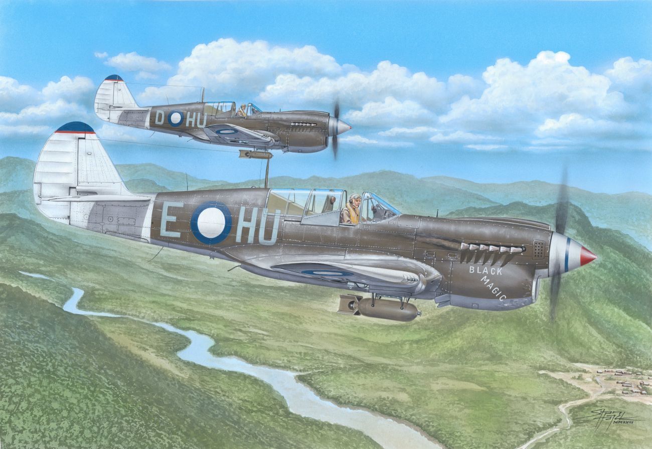 Special Hobby 1/72 Kittyhawk Mk.IV ‚¬ËœOver the Mediterranean and the Pacific‚¬„¢ Plastic Model Kit *Aus Decals* SH-72484