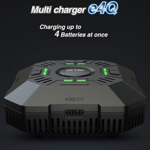 SK-100140 e4Q DC quattro charger (2-4s Lipo) Requires External power supply or 12v source