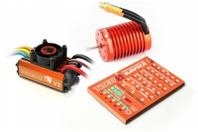 SK-300042-02 Leopard 60amp 9T 4370kv & Program Card Sky Rc