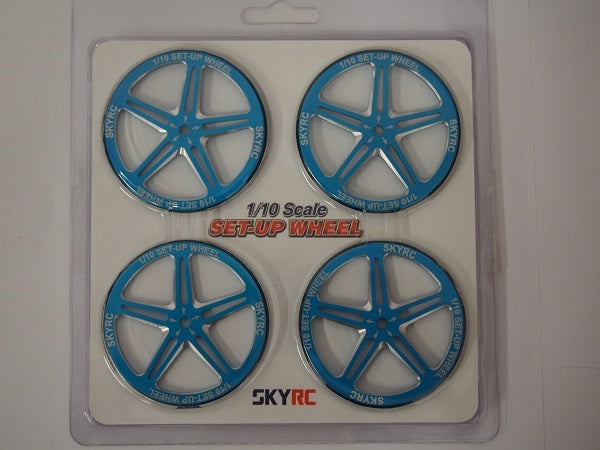 SK-600069-07 Set Up Wheel 1/10 (blue)