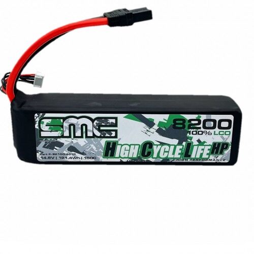 HCL-HP 14.8V 8200mAh 150C G10 Protection Plates Maxx-V2 and X-Maxx Traxxas first gen. Compatible with ID connector
