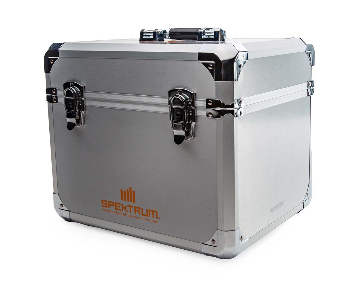 SPM6726 Spektrum Dual Aluminum Stand Up Transmitter Case Spektrum