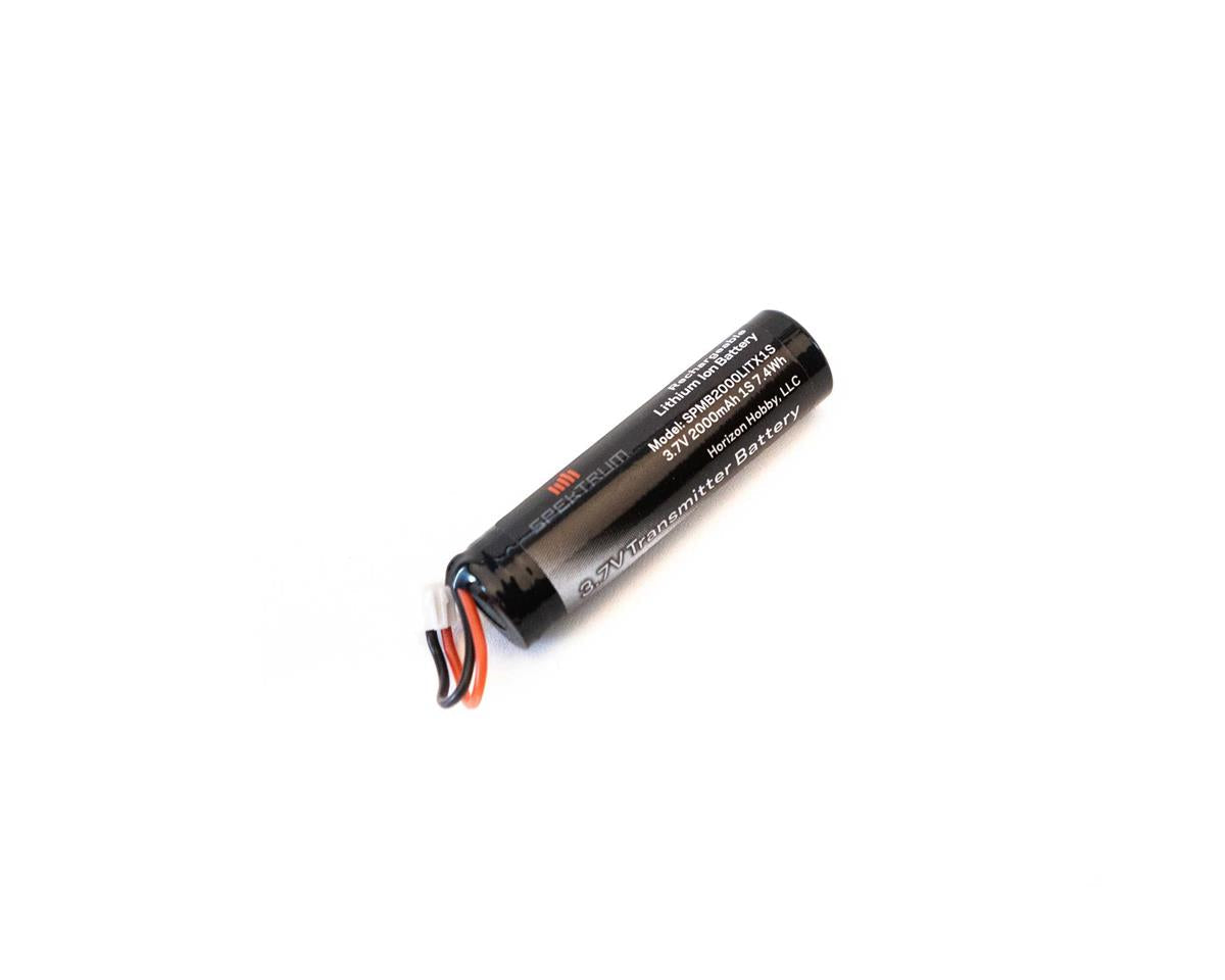 SPMB2000LITX1S Spektrum 2000mAh 3.7v 1S LiIon Transmitter Battery, NX6, NX8 Spektrum