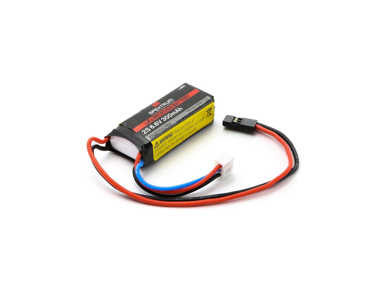 SPMB300LFRX Spektrum 300mah 2S 6.6v LiFE Receiver Battery Spektrum