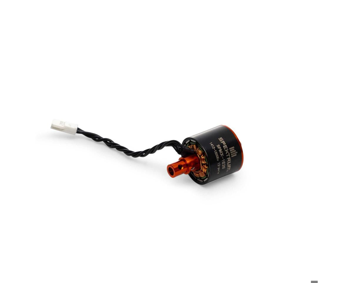 SPMX-1020 Spektrum 1412-1500Kv 14 Pole Brushless Outrunner, Micro Draco Spektrum