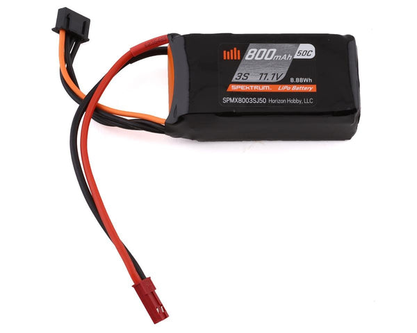 Spektrum 800mAh 3S 11.1V 50C LiPo Battery with JST Connector