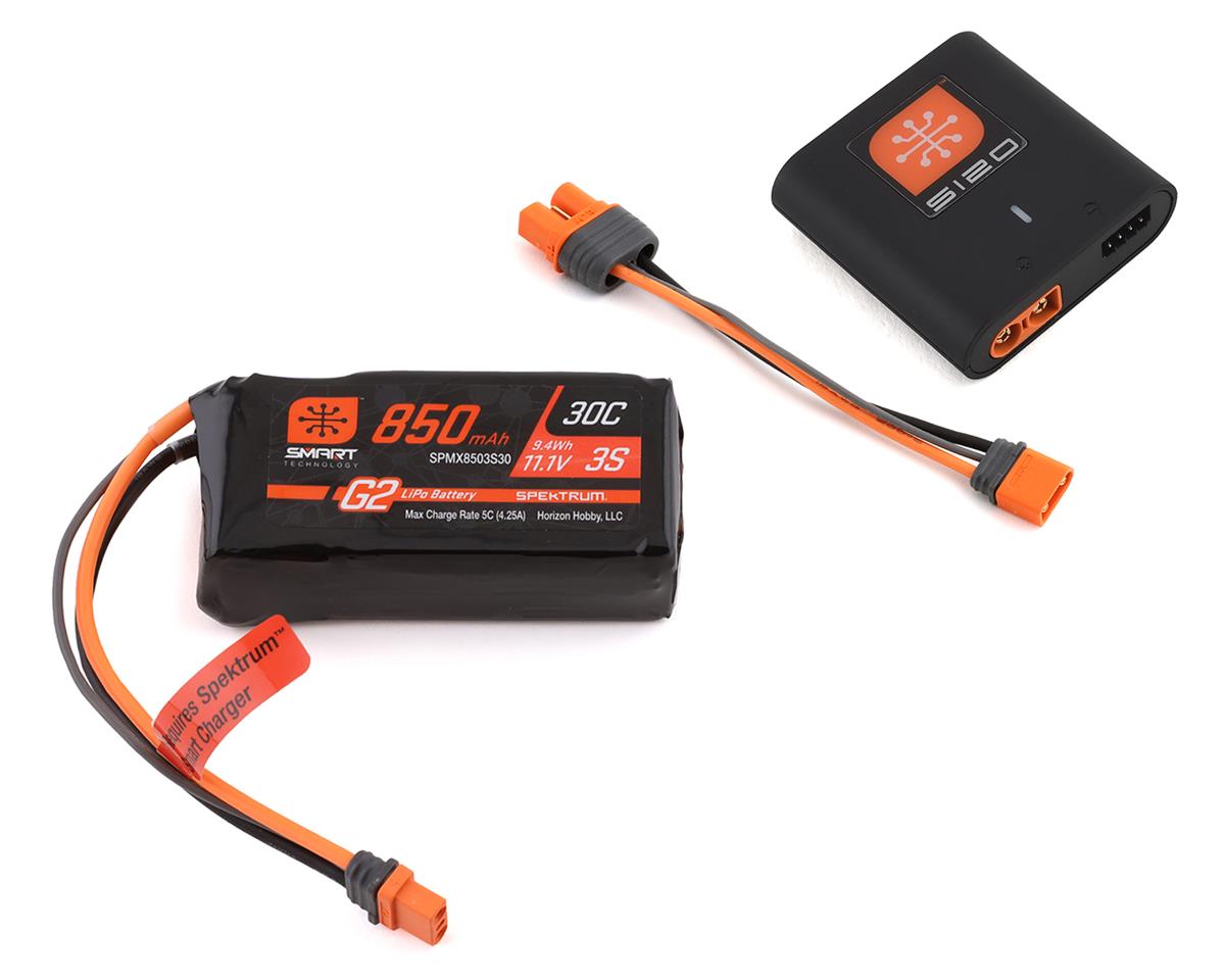 SPMXPSA100 Spektrum Smart G2 Air Powerstage Bundle with 850mah 3S LiPo and USB Charger Spektrum