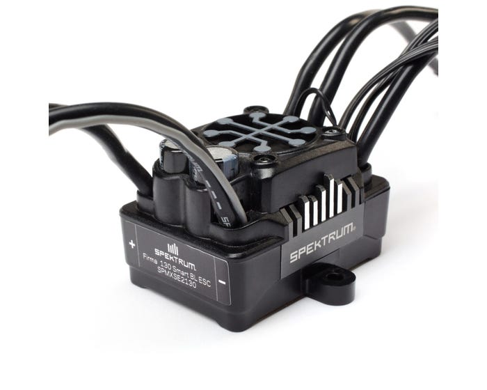 Spektrum Firma 130A Black Edition 2-4S Brushless Smart ESC Spektrum