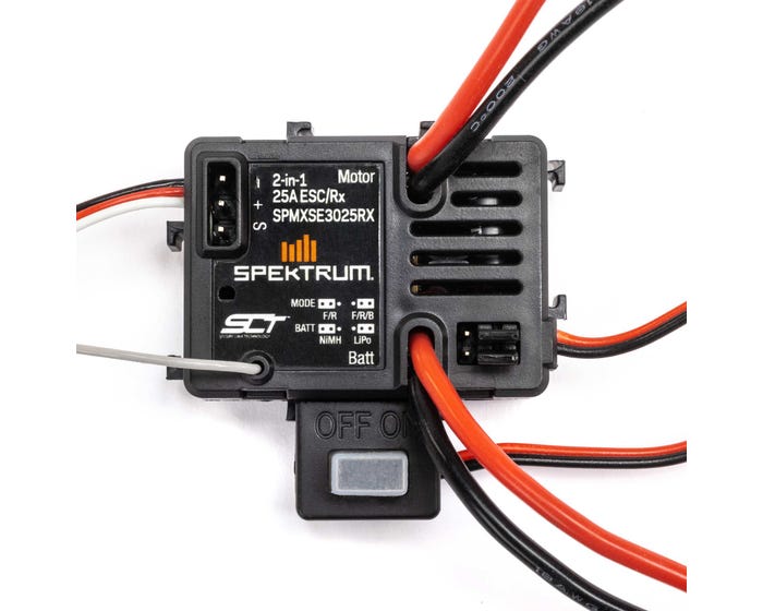 Spektrum 25A ESC and SLT RX with IC2 Connector, suit 1/16 and 1/18 Vehicles Spektrum