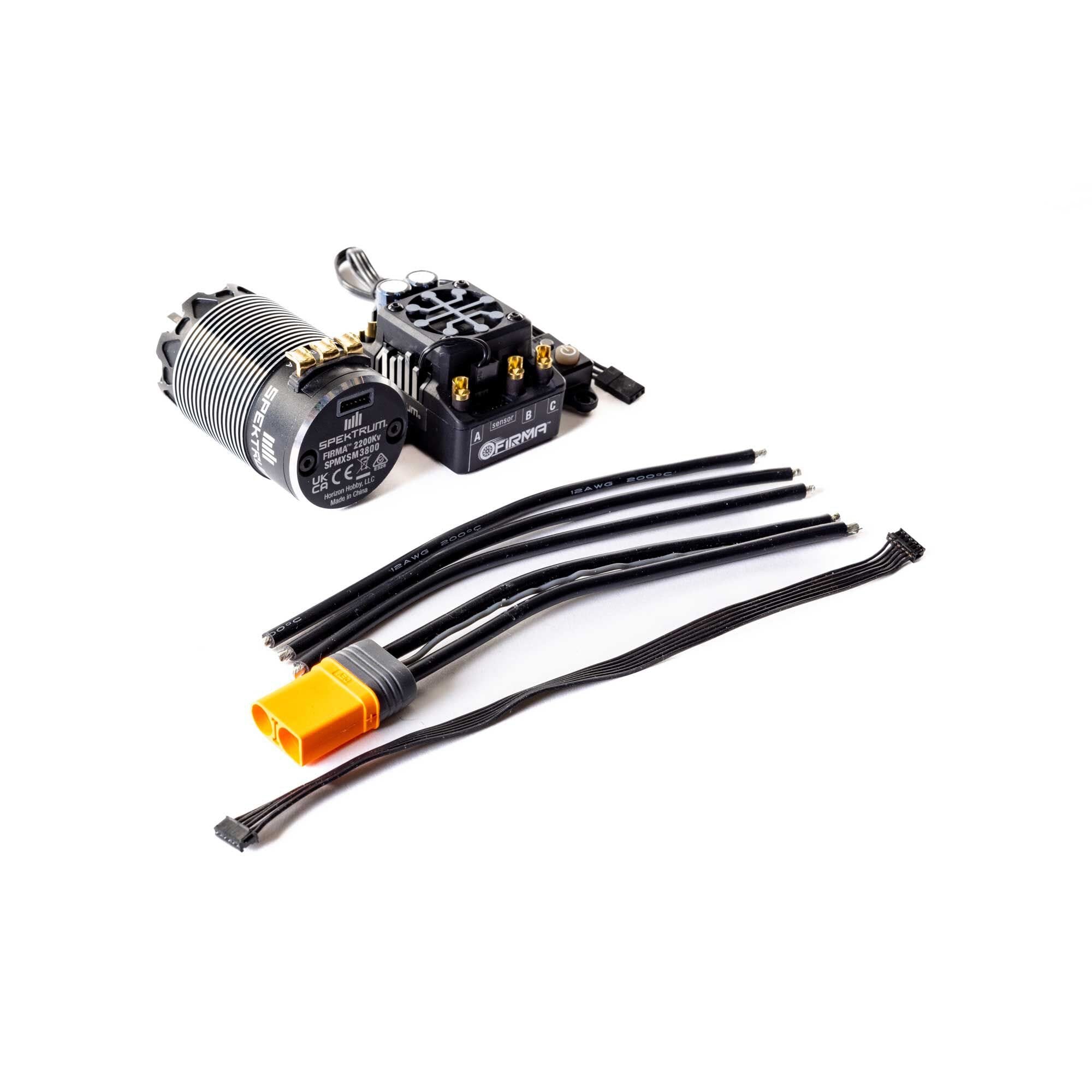 Spektrum Firma 130A Brushless Sensored Smart ESC with 2200kv Motor Combo Spektrum