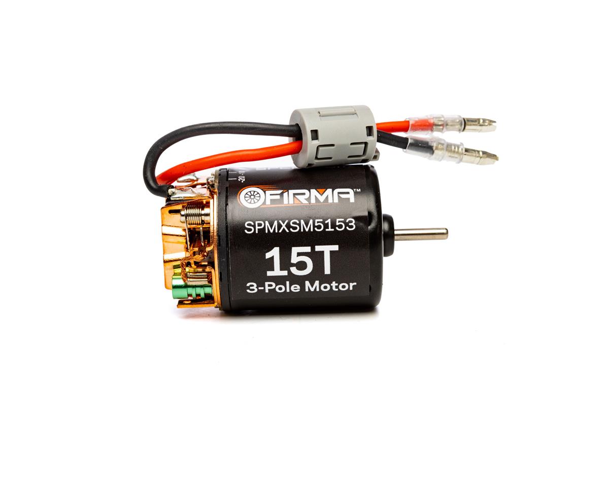 SPMXSM5153 Spektrum Firma 15T Rebuildable 3 Pole Brushed Motor Spektrum
