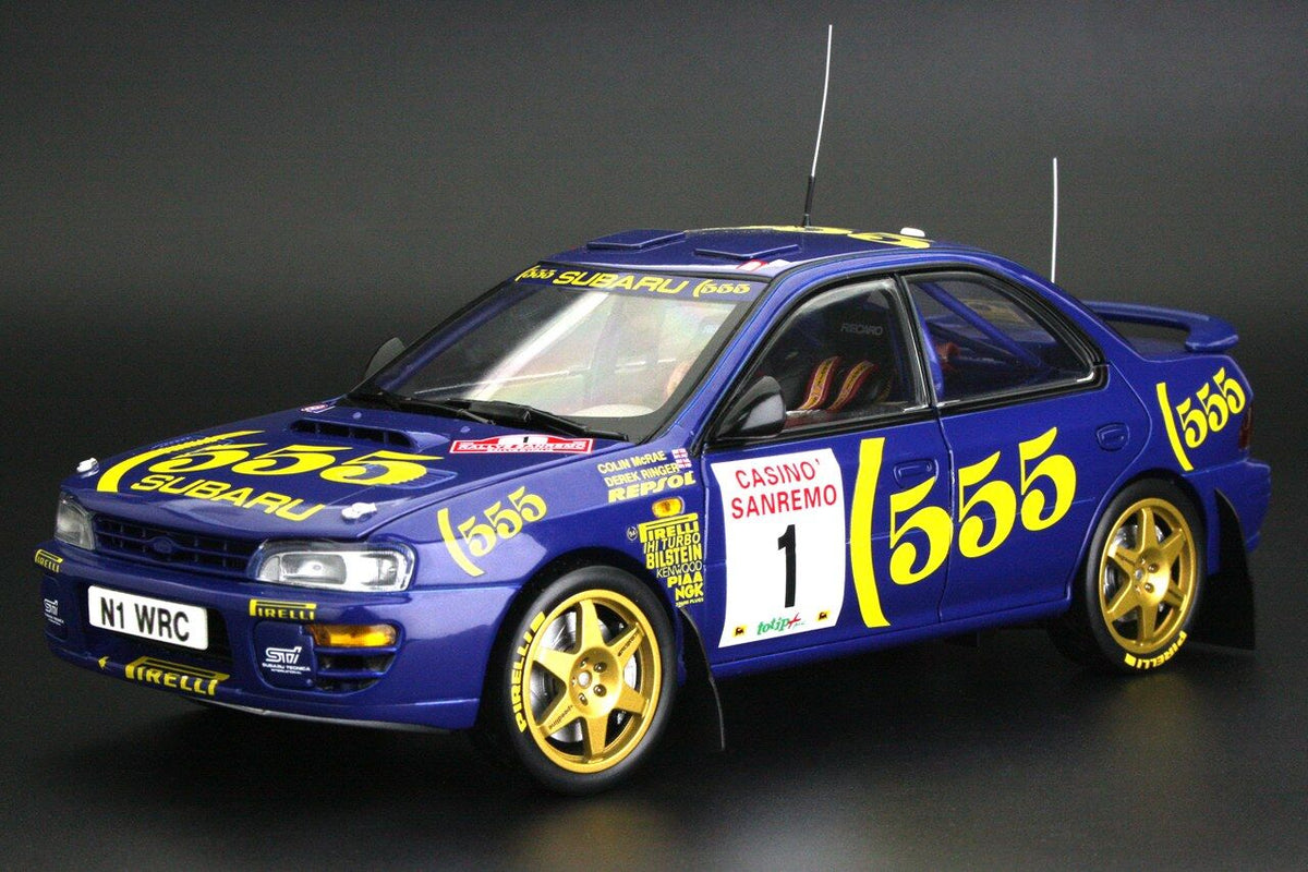 Sun Star 1/18 Subaru Impreza 555 - #1 C.McRae/D.Ringer - Winner Rallye Sanremo 1996 (limited edition 999pcs) SS-5524