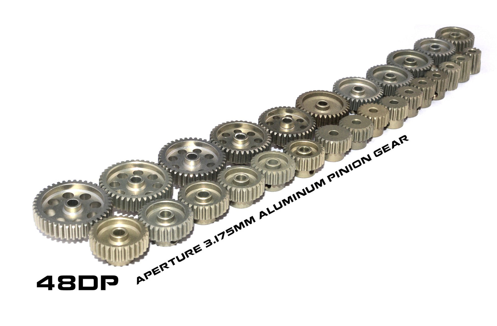 SUR-3020-02 Surpass 32T 48DP pinion gear alloy steel 3.175mm bore For 1/10 cars Surpass Hobby