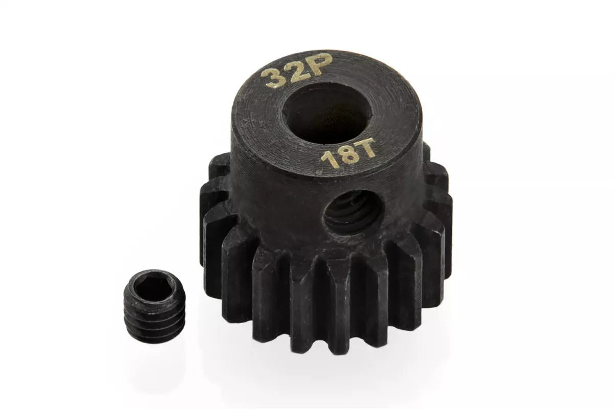 SUR-5006-01 Surpass 18T 32DP pinion gear alloy steel 5.0mm bore For 1/8 cars Surpass Hobby