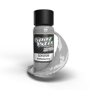 SZX12120 Battleship Gray Airbrush Ready Paint, 2oz Bottle SPAZ STIX