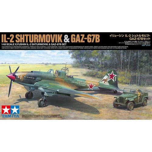 T25212 TAMIYA IL-2 & GAZ-67B 1:48 Tamiya