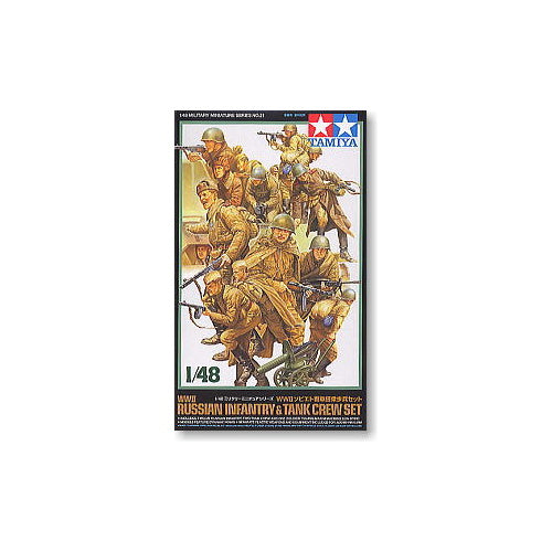 T32521 TAMIYA 1/48 RUS. INFANTRY & TANK CREW Tamiya