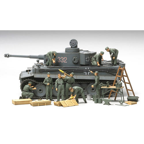 T32547 TAMIYA * 1/48 GER FIELD MAINTENANCE SET Tamiya