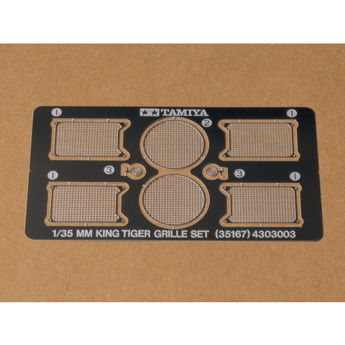 TAMIYA K. TIGER ETCHED GRILLE Tamiya