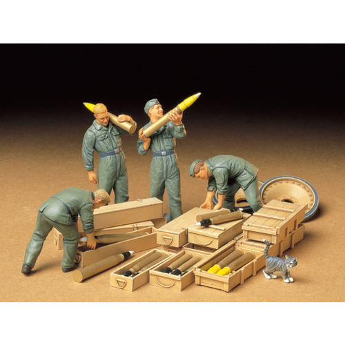 TAMIYA GER. TANK AMMO-LOADING CREW Tamiya