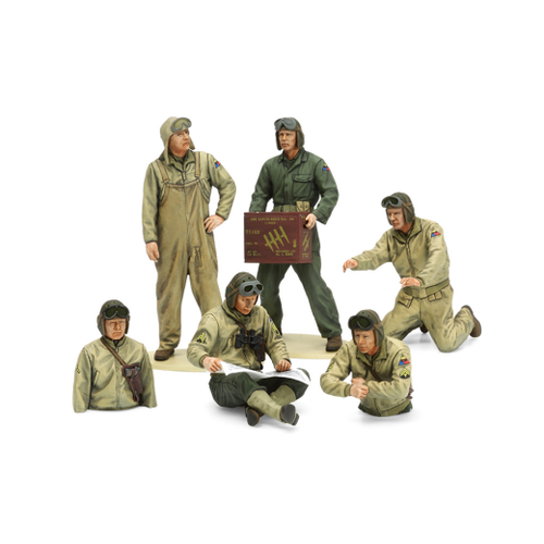 T35347 TAMIYA 1/35 US TANK CREW EURO THEATER Tamiya