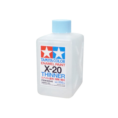 T80040 TAMIYA X-20 ENAMEL PAINT THINNER (250ML) T80040 Tamiya