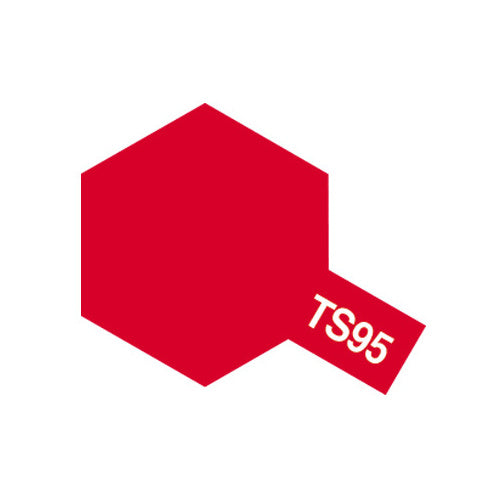 T85095 TAMIYA PLASTIC SPRAY TS-95 PURE METALLIC RED Tamiya