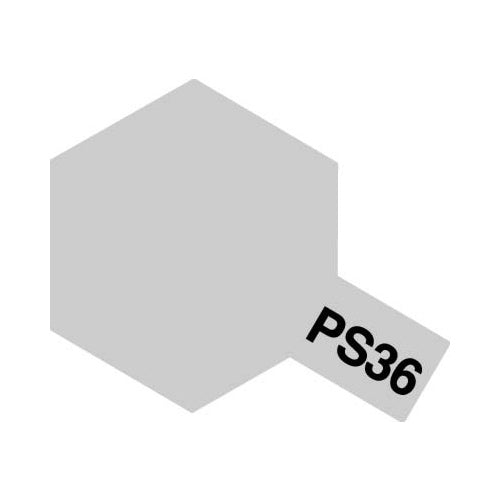 T86036 TAMIYA POLYCARBONATE SPRAY PS-36 TRANSLUCENT SILVER Tamiya