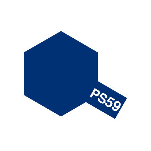 T86059 TAMIYA POLYCARBONATE SPRAY PS-59 DARK METALLIC BLUE Tamiya