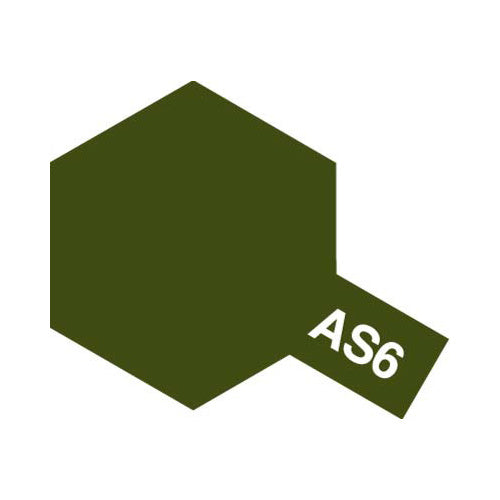 T86506 TAMIYA AIRPLANE SPRAY AS-6 OLIVE DRAB(USAAF) Tamiya