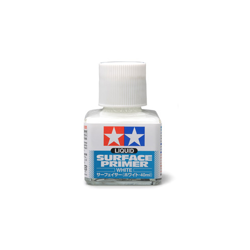 TAMIYA LIQUID PRIMER (WHITE/40ML) Tamiya